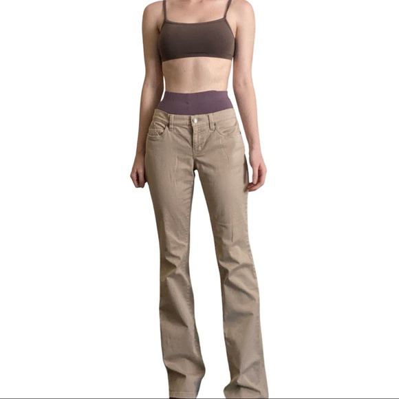 LONDONJEAN Denim - 2000s low rise kaki pants